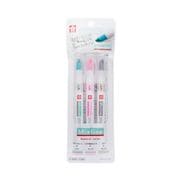 ラインマーカー ミックスライン 3色セット ナチュラルカラー VUK-T3B