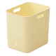 収納ケース ナチュラ インボックス ソフト SL 幅26×奥行19×高さ24cm イエロー IBS-SLSYE