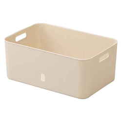 収納ケース ナチュラ インボックス ソフト WM 幅38×奥行26×高さ16cm ベージュ IBS-WMSBE