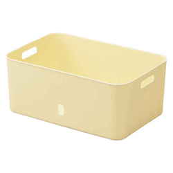 収納ケース ナチュラ インボックス ソフト WM 幅38×奥行26×高さ16cm イエロー IBS-WMSYE