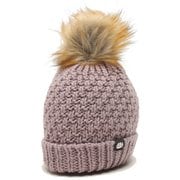 Women's Majesty Cable Knit Beanie M2WBN312D DUSTY ORCHID [ニットキャップ ビーニー]