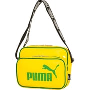 PU-J20072 イエロー エナメルショルダーバッグ