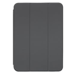 iPad（第10世代） FLIP SHELL 背面クリア フリップシェルケース ライトブラック TR-IPD2210-FS-SMBK