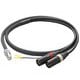 バランス伝送型フォノケーブル 5PIN DIN - XLR（M）×2 1.2m CC-1200D