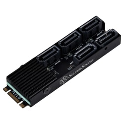 ECS07 SATAポート増設 非RAID ストレージポート増設カード SST-ECS07