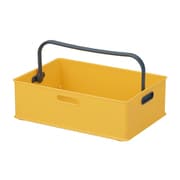 収納ボックス 持ち手付き 収納ケース squ+ インボックス M プラスチック 日本製 イエロー