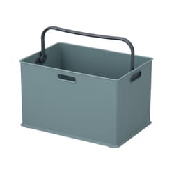 収納ボックス 持ち手付き 収納ケース squ+ インボックス L プラスチック 日本製 グレー