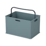 収納ボックス 持ち手付き 収納ケース squ+ インボックス L プラスチック 日本製 グレー