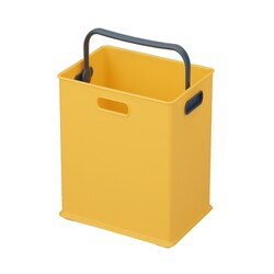 収納ボックス 持ち手付き 収納ケース squ+ インボックス SD プラスチック 日本製 イエロー