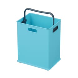 収納ボックス 持ち手付き 収納ケース squ+ インボックス SD プラスチック 日本製 ブルー