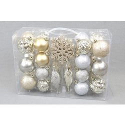 UA38214GD-SL [クリスマスオーナメントセット ボックスサイズ ： 26×37×14cm]