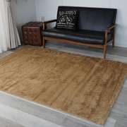 131327330-2 [ラグ ラックスファー 261cm×261cm ベージュ]
