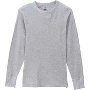 ロングTシャツ BEEFY サーマルクルーネックロングスリーブ ヘザーグレー Lサイズ HM4Q103