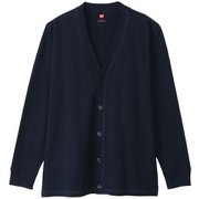 HM4W101 [トップス カーディガン Hanes H カーディガン ネイビー Lサイズ]