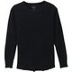Tシャツ Hanes Undies サーマルクルーネック ロングスリーブTシャツ ブラック フリーサイズ HW4Q501