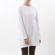 ウィメンズ トップス Hanes Undies Plus＋ ライトコットン ロングスリーブTシャツ ホワイト フリーサイズ HW4U506