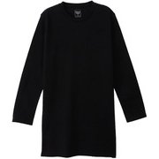 ウィメンズ トップス Hanes Undies Plus＋ ライトコットン ロングスリーブTシャツ ブラック フリーサイズ HW4U506