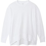 ロングTシャツ Hanes Undies リサイクルコットン ロングスリーブTシャツ ホワイト フリーサイズ HW4W501