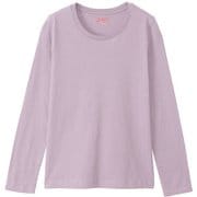 ウィメンズ Tシャツ 2枚組 Japan Fit for HER クルーネックロングスリーブTシャツ ライトグレイッシュパープル Mサイズ HW5440