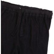 ウィメンズ ボトムス パンツ Hanes Undies ソフトジャガード ペグパンツ ブラック フリーサイズ HW9U501