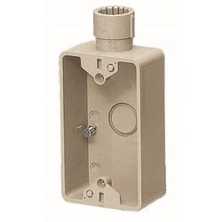 SW1-22FGS [露出スイッチボックス（Gタイプ） 1ヶ用 1方出 ベージュ 1個]