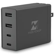 USB急速充電器 USB PD(パワーデリバリー)対応 USB-C×2/USB-A×2 スマートIC搭載 4台同時充電可能 PSE認証品 ブラック PD100E-A2C2AFU