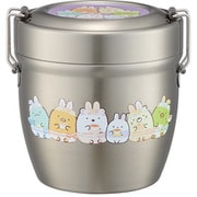 すみっコぐらし うさぎのおにわ 抗菌真空ステンレス丼ジャー STLBD6AG