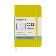モレスキン手帳 2023年1月始まり 12ヶ月 ウィークリーダイアリー ヘイイエロー(2023カラー)/ハードカバー/ポケットサイズ DHM612WN2Y23