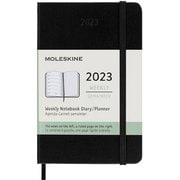 モレスキン手帳 2023年1月始まり 12ヶ月 ウィークリーダイアリー ブラック/ハードカバー/ポケットサイズ DHB12WN2Y23