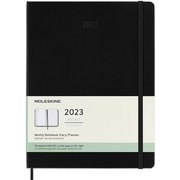 モレスキン手帳 2023年1月始まり 12ヶ月 ウィークリーダイアリー ブラック/ハードカバー/Xラージサイズ DHB12WN4Y23