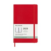 モレスキン手帳 2023年1月始まり 12ヶ月 ウィークリーダイアリー スカーレットレッド/ソフトカバー/ラージサイズ DSF212WN3Y23