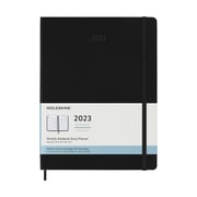 モレスキン手帳 2023年1月始まり 12ヶ月 マンスリーダイアリー ブラック/ソフトカバー/Xラージサイズ DSB12MN4Y23