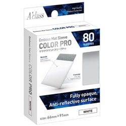 370905 [ザラザラマットスリーブPro ホワイト トレーディングカード用品]