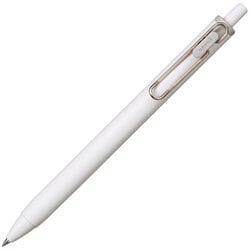 ゲルインクボールペン uni-ball ONE（ユニボール ワン） フィーカカラー 0.5mm インク色：セサミグレー 本体色：オフホワイト UMNS05.37