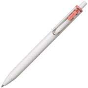 ゲルインクボールペン uni-ball ONE(ユニボール ワン) フィーカカラー 0.5mm インク色:ポピーレッド 本体色:オフホワイト UMNS05.36