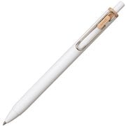 ゲルインクボールペン uni-ball ONE(ユニボール ワン) フィーカカラー 0.38mm インク色:カプチーノブラウン 本体色:オフホワイト UMNS38.30