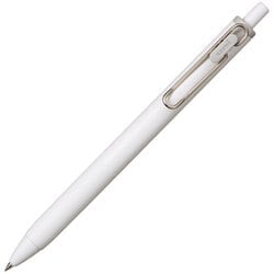 ゲルインクボールペン uni-ball ONE（ユニボール ワン） フィーカカラー 0.38mm インク色：セサミグレー 本体色：オフホワイト UMNS38.37