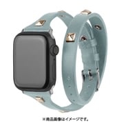 w00024ba [Apple Watch 41/40/38mm用 スタッズ2重巻バンド BL]