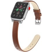 w00061dba [Apple Watch 41/40/38mm用 ラテ色PUレザーバンド DBR]