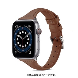z00135db [Apple Watch 45/44/42mm用 ナチュラルPUバンド ダークBR]