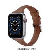z00135db [Apple Watch 45/44/42mm用 ナチュラルPUバンド ダークBR]