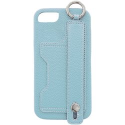 p00282b [iPhone 8用 落下防止カードポケットケース BL]