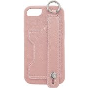 p00282pb [iPhone 8用 落下防止カードポケットケース PK]