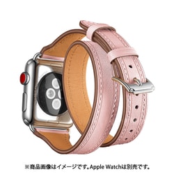 w00070pa [Apple Watch 41/40/38mm用 2重巻ステッチバンド PK]