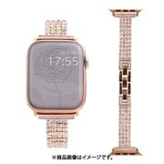 w00133ra [Apple Watch 41/40/38mm用 ステンレスバンド ローズゴールド]