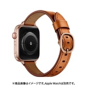 w00155bra [Apple Watch 41/40/38mm用 PUレザーバンド BR]