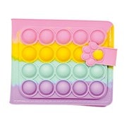 86276 [プッシュポップアップ 折り畳み ウォレット パステルレインボー]