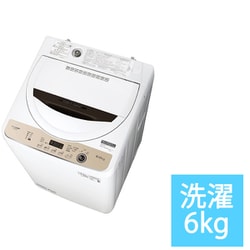 ヨドバシ.com - シャープ SHARP ES-GE6G-T [全自動洗濯機 6kg ブラウン