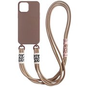 p00293brqn [iPhone 14 Plus用 2wayストラップ付ケース BR]