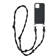 p00357bkqn [iPhone 14 Plus用 スマホショルダー付ケース BK]